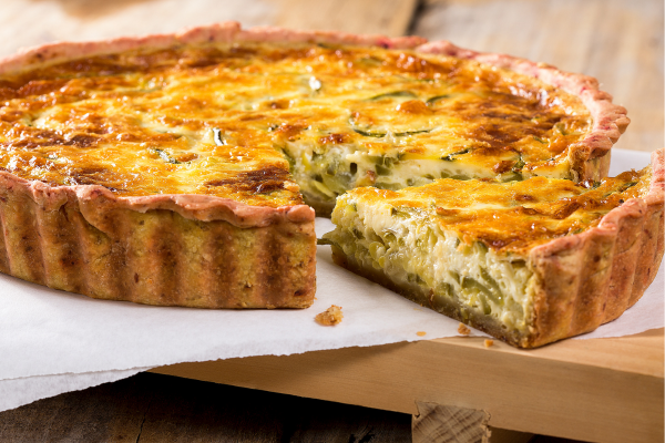 quiche sans pâte au thon légère