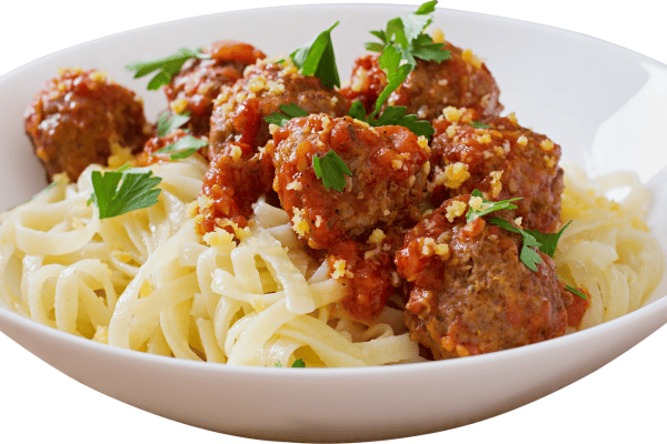 spaguetti aux boulettes de viande