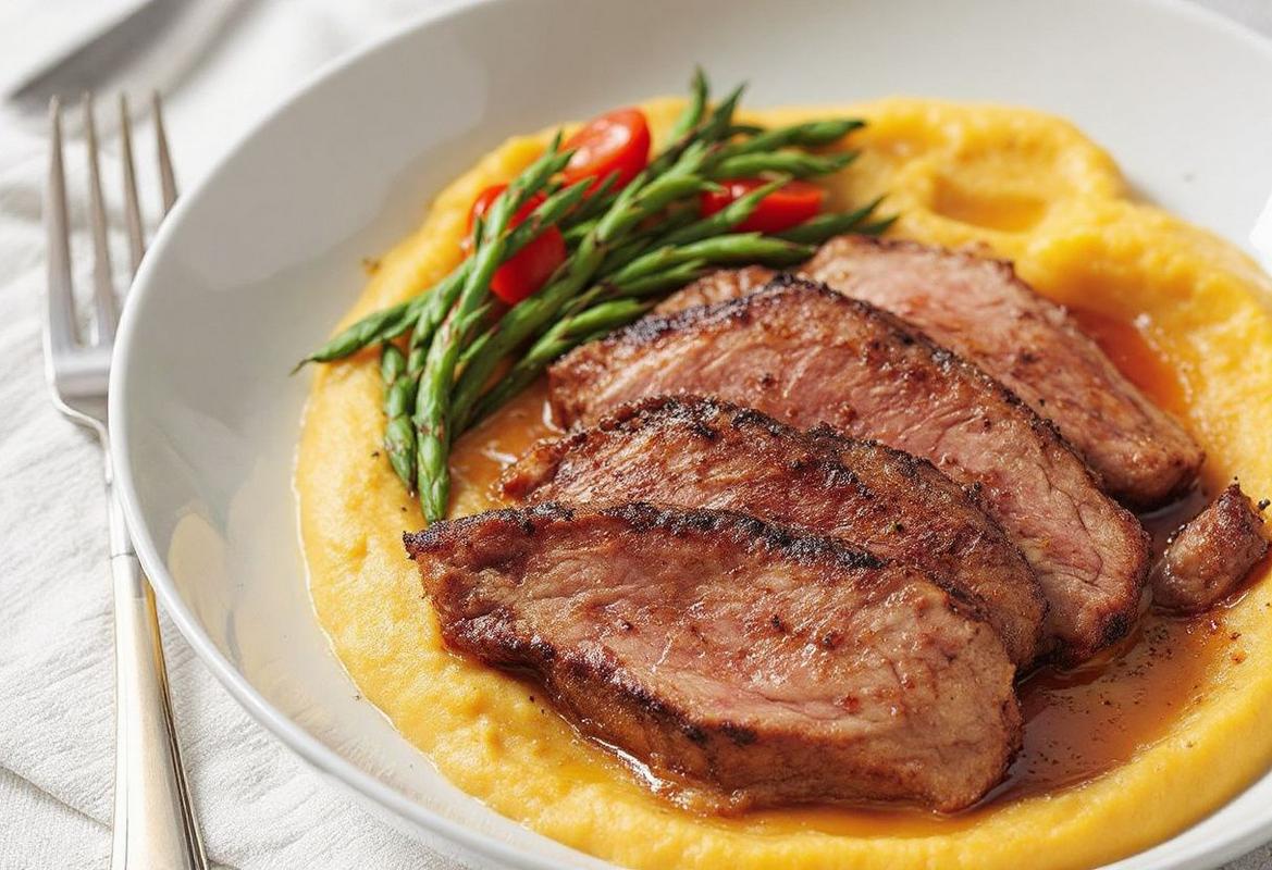 quelle viande avec une purée de carottes
