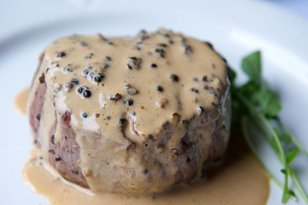 sauce au poivre vert