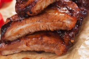 travers de porc au four