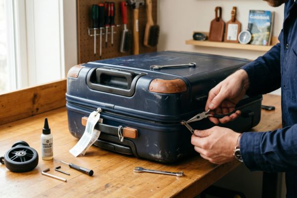 Entretenir et réparer sa valise taille moyenne